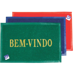 TAPETE BEM VINDO EMBORR.34X50CM 0407