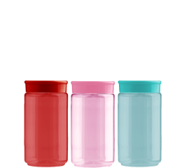 ORGANIZADOR MULTIUSO POTE COLORIDO 350ML 6672 C/24