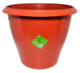 VASO P/PLANTA RED.GDE 15LTS TERRA COTA 6709 C/24