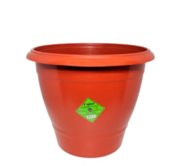 VASO P/PLANTA RED.MED 5,5LTS TERRA COTA 6712 C/24