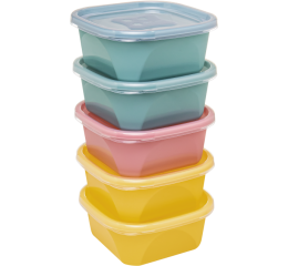 KIT 5 PEÇAS ORGANIZA.QUAD.690ML 6325 MIX C/12