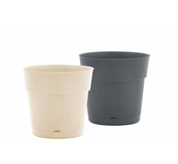 VASO REDONDO TEXTURIZADO C/PRATO 1,7LT CZ/BG 5051