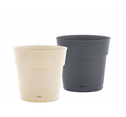 VASO REDONDO TEXTURIZADO C/PRATO 3,8LT CZ/BG 5052