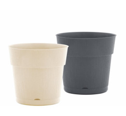 VASO REDONDO TEXTURIZADO C/PRATO 7,8LT CZ/BG 5053