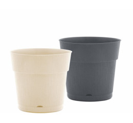 VASO REDONDO TEXTURIZADO C/PRATO 13,5LT CZ/BG 5054