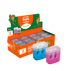 APONTADOR DUPLO C/DEPOSITO C/12 4568