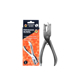 PERFURADOR DE PAPEL METAL 1 FURO 93070