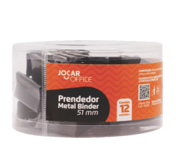 PRENDEDOR METAL BINDER 51MM C/12 93092
