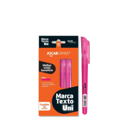 MARCA TEXTO ROSA C/12 10548