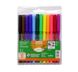 HIDROCOR PLUS LAV&Aacute;VEL C/12 CORES BLISTER 4682