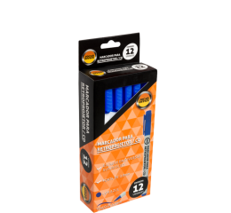 CANETA P/RETROPROJETOR 2.0MM AZUL C/12 96023