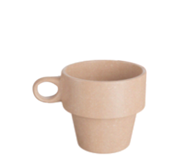 XICARA DE CHA BAMBU E PP EMPILHAV.SORT.210ML 2956