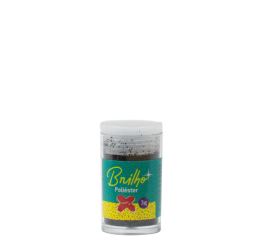 GLITTER POTINHO 3GR C/12 PRETO 7003