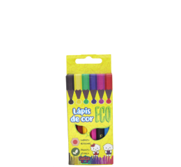 LAPIS DE COR PEQ.C/6 CORES 10042 C/24