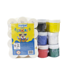 TINTA GUACHE 15ML SORT.C/6 CORES