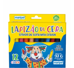 GIZAO DE CERA 12 CORES C/6 GZ12E