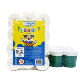 TINTA GUACHE 15ML VERDE C/12