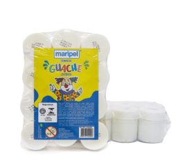 TINTA GUACHE 15ML BRANCO C/12