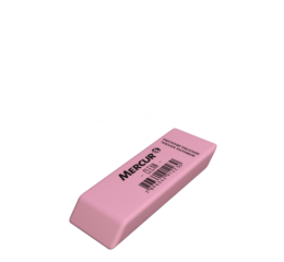 BORRACHA MERCUR CLEAN ROSA C/24 101031