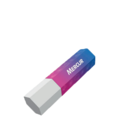 BORRACHA MERCUR TR HEXAGONAL C/24 601090