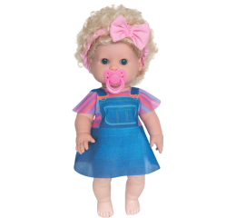 BONECA DANADINHAS LOIRA CRESPO 42CM 767