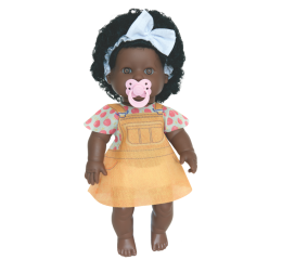 BONECA DANADINHAS NEGRA 42CM 768