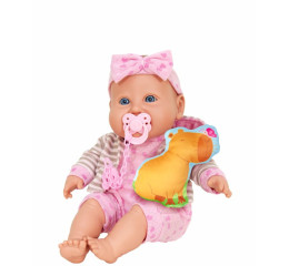 BONECA CORACAO REBORN NANINHA 38CM 811