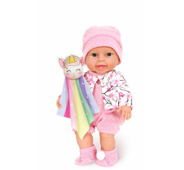 BONECA BABY REBORN UNICORNIO 37CM 629