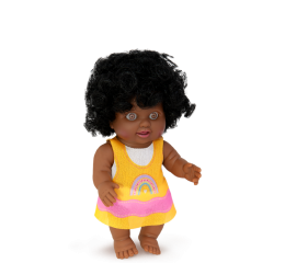 BONECA GAROTAS DE ATITUDE NEGRA CRESPO 23,5CM 706