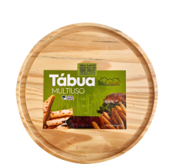 TABUA MULTIUSO MADEIRA C/FRISO RED.24CM C/6 TSP-R