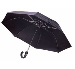 GUARDA-CHUVA AUT.104CM PTO CABO CURVADO 5373