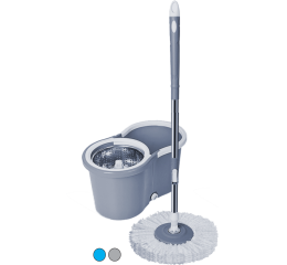 MOP GIRATORIO CESTO INOX C/DRENO E ROD.13LTS MR119