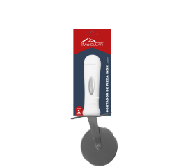 CORTADOR DE PIZZA INOX C/CABO BCO 20,5X8CM MR129&cent;