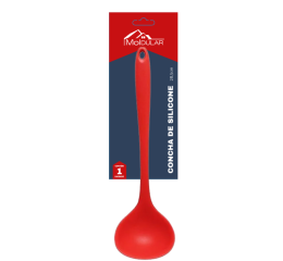 CONCHA DE SILICONE VERMELHA 28,5X8,5CM MR133