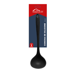 CONCHA DE SILICONE PRETA 28,5X8,5CM MR141