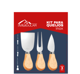 KIT PARA QUEIJO 3P&Ccedil;S MR147&cent;