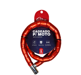 CADEADO PARA MOTO 1MTX22MM MR36