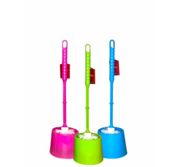 ESCOVA SANITARIA PLASTICA 36CM CORES MR56