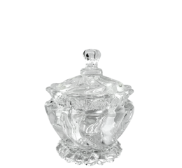 POTICHE DE VIDRO ESPIRAL 10,5CM MR193