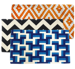 TAPETE ALGODAO RET.DEC.CORES 33X60 MR222