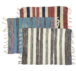 TAPETE ALGODAO RET.MIX CORES 40X60 MR224