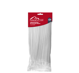 ABRA&Ccedil;ADEIRA DE NYLON 3,6X200MM BCA C/100P&Ccedil;S MR109