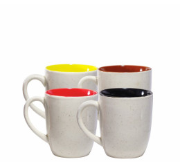 CANECA CERAMICA GRAFIATTO BICOLOR 330ML C/36 CM109