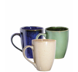 CANECA CERAMICA BRILHANTE CORES 300ML C/36 CM111