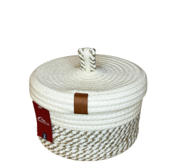 CX.ORG.RED.ALGODAO JUTA C/TAMPA 17X16X10CM MR236A