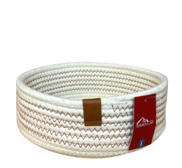 CESTO REDONDO DE ALGODAO 20X7CM MR237A