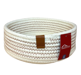 CESTO REDONDO DE ALGODAO 24X9CM MR237C