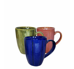 CANECA CERAMICA CACAU BRIL.CORES 310ML C/36 MR274