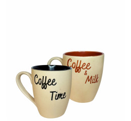 CANECA CERAMICA COFFEE BICO. SORT.320ML C/36 MR276