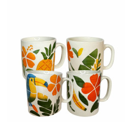 CANECA CERAMICA TROPICALIA 310ML C/36 MR280
